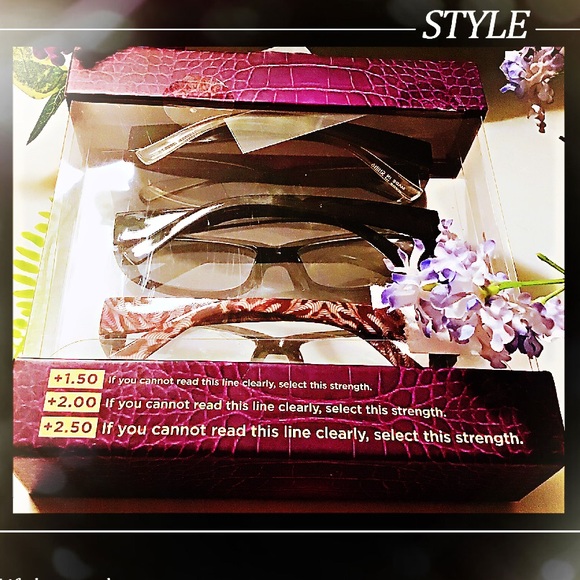 Carlos Falchi Premium Reader Set. +2.50 - Picture 4 of 4